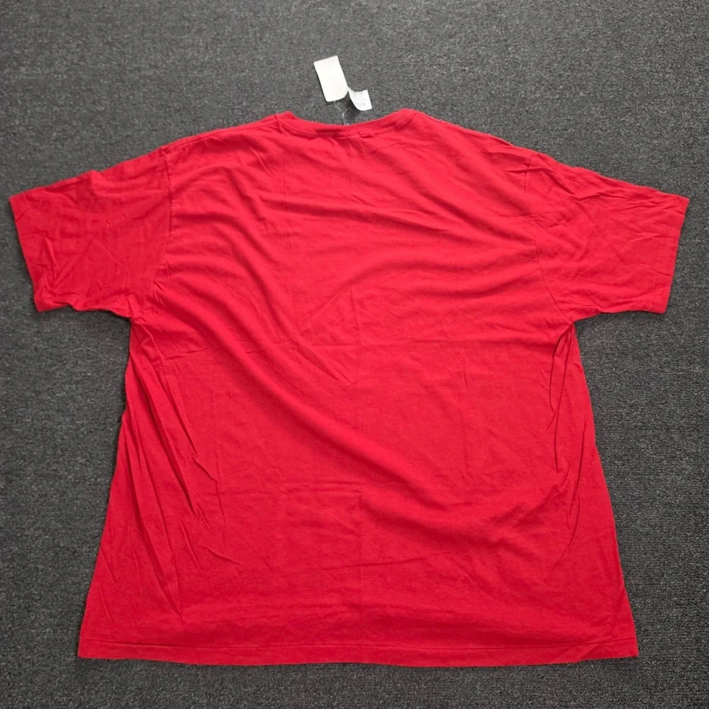 Vintage Polo Ralph Lauren Pocket T-Shirt Mens XL Red Single Stitch Made In USA